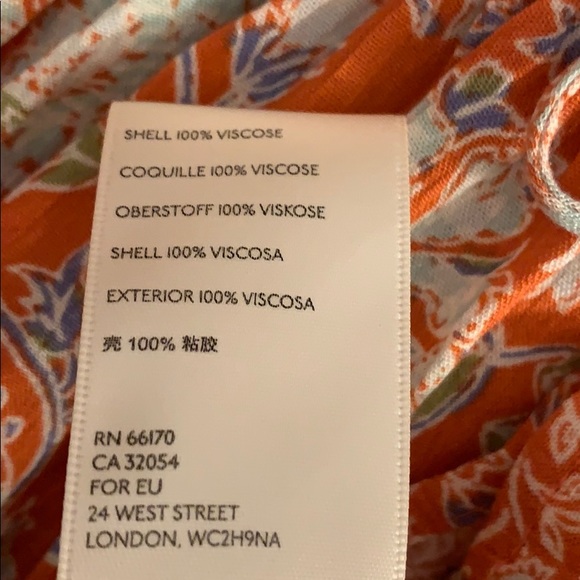 FREE PEOPLE Moonlight Dance Floral Boho Top NWT - Picture 7 of 7